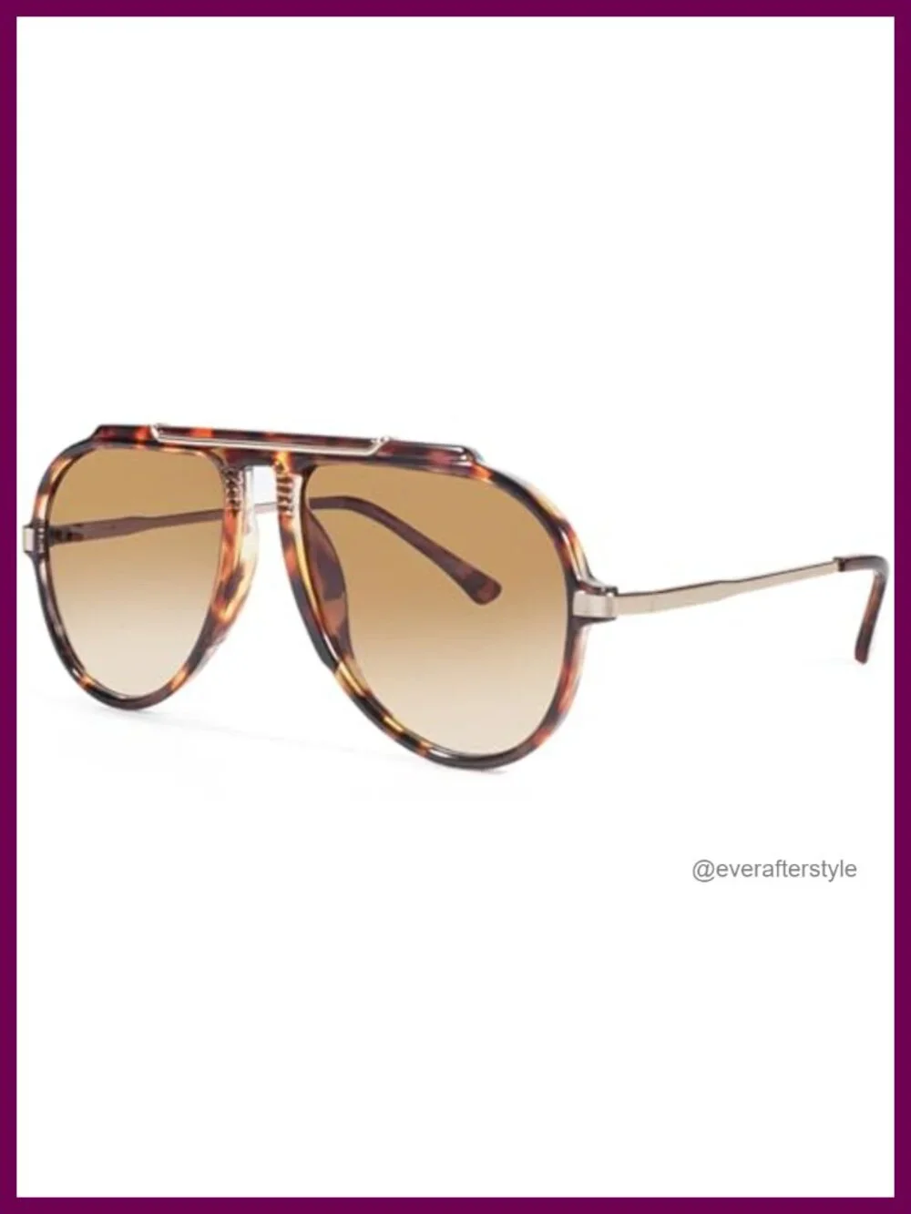 Oversized Aviator Sunglasses Retro 70s Vintage Metal Shades Women Men